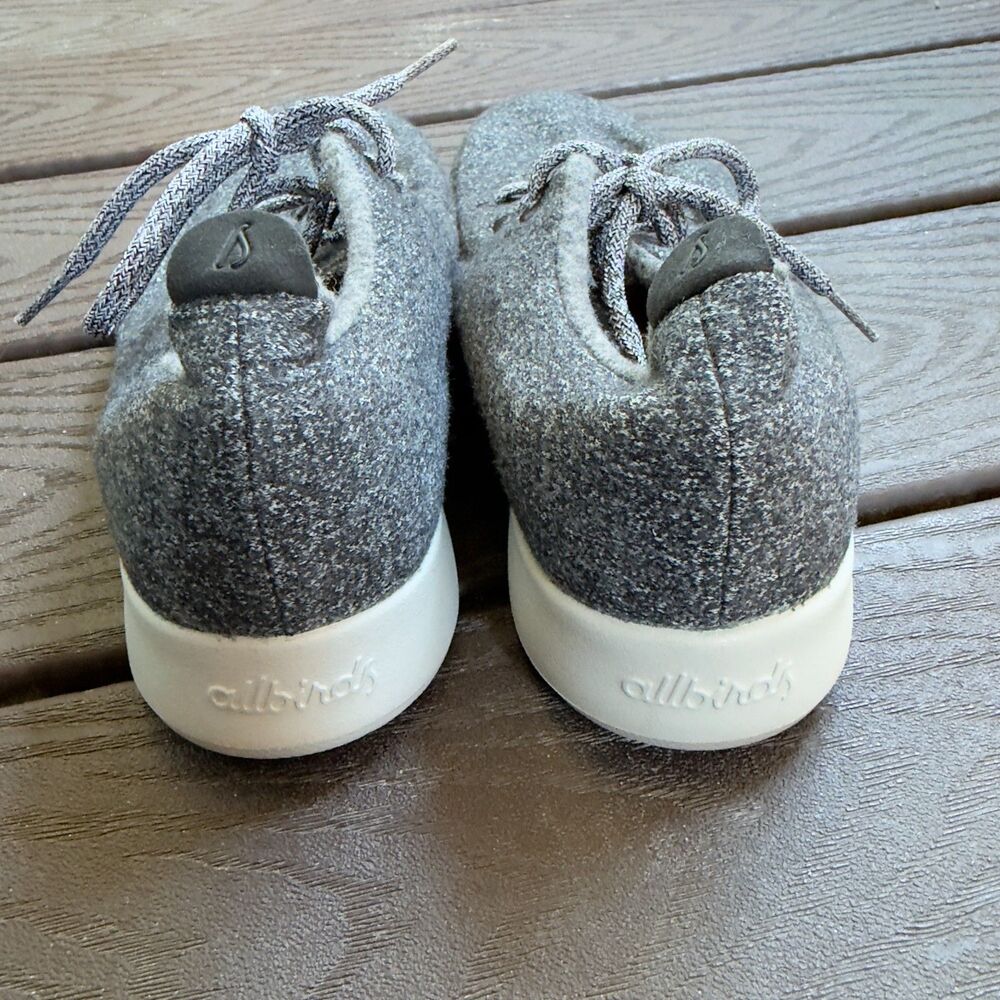 Allbirds Men's Wool Runners Merino Wool Gray Lightweight Sneakers Size 10 - Picture 6 of 7